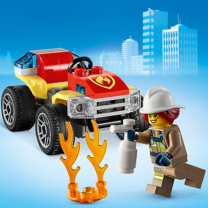 LEGO® Einsatz mit dem Feuerwehrhubschrauber 60248