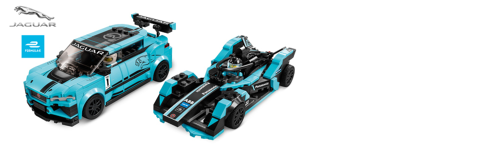 LEGO® Formula E Panasonic Jaguar Racing GEN2 car & Jaguar I-PACE eTROPHY 76898