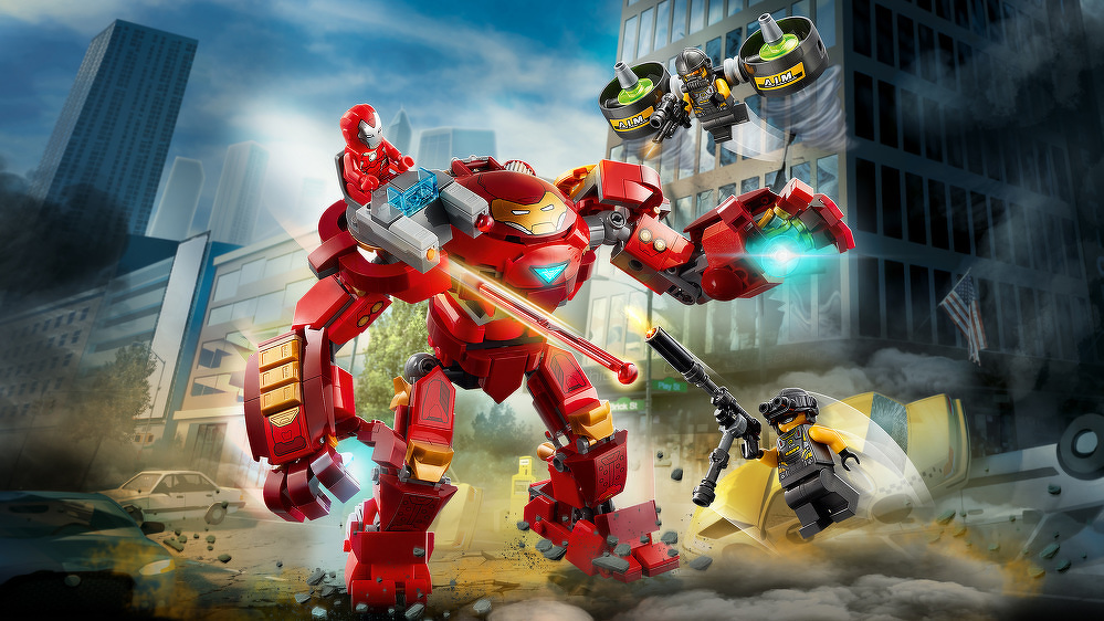 LEGO® Iron Man Hulkbuster vs. A.I.M.-Agent 76164