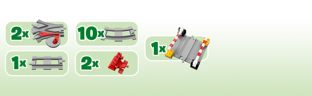LEGO® Eisenbahn Schienen 10882