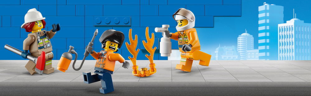 LEGO® Einsatz mit dem Feuerwehrhubschrauber 60248