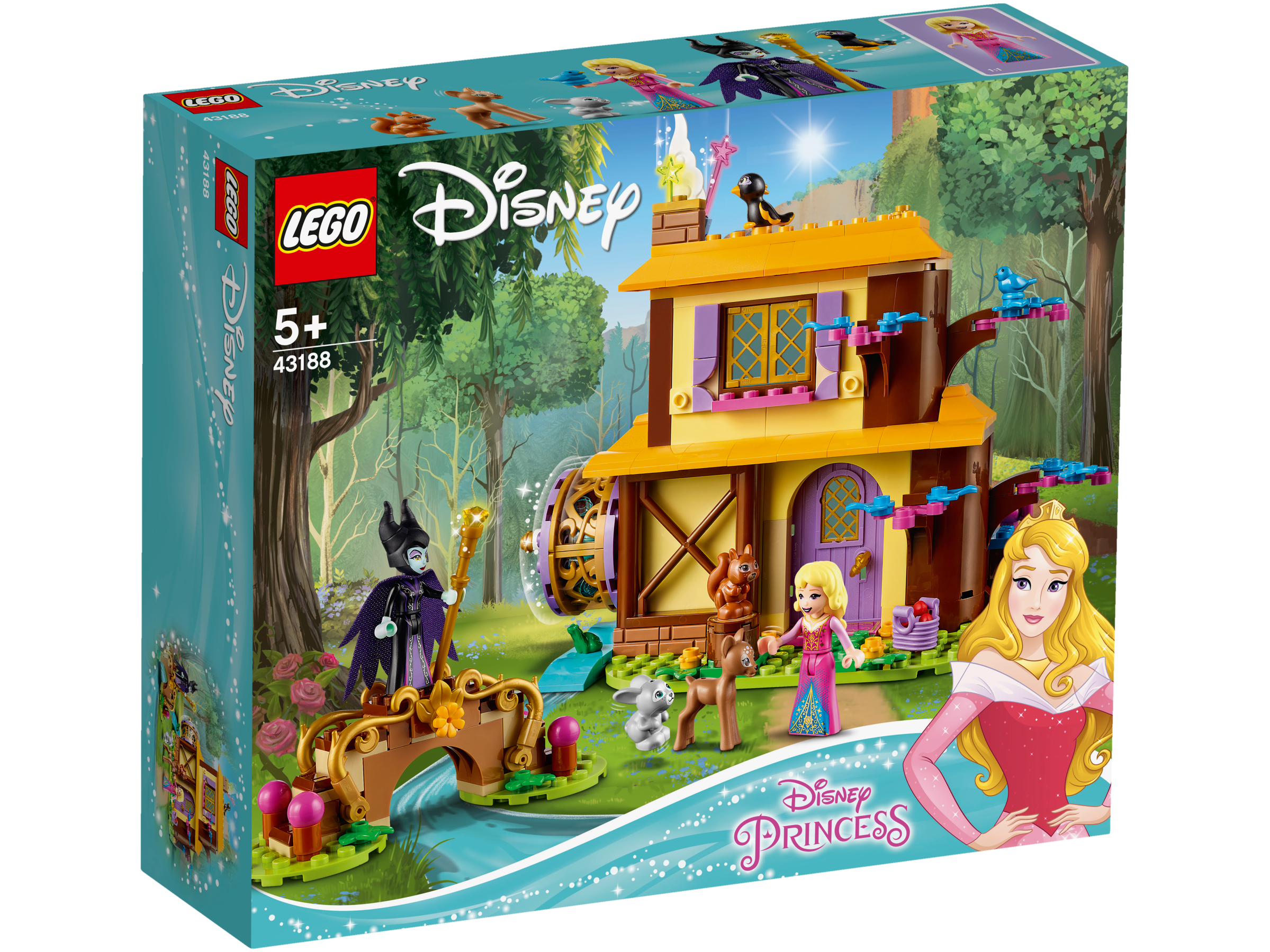 LEGO® Auroras Hütte im Wald 43188