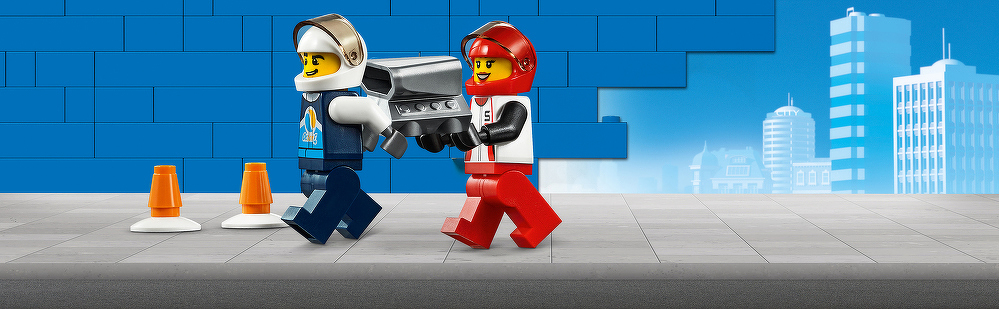 LEGO® Rennwagen-Duell 60256