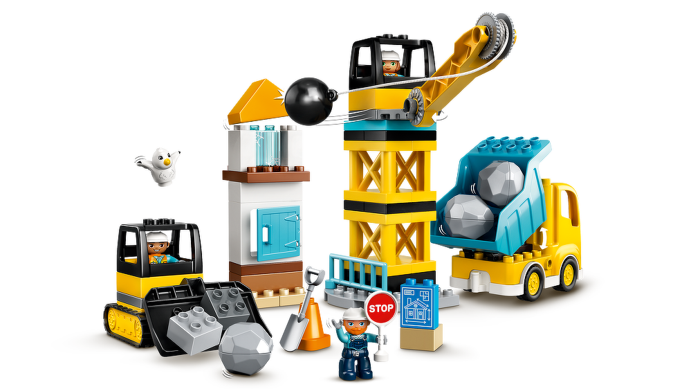 LEGO® Baustelle mit Abrissbirne 10932