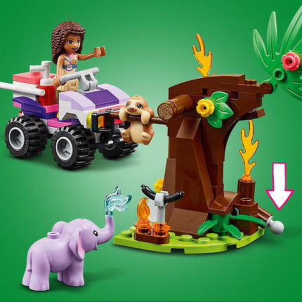 LEGO® Tierrettungsstation im Dschungel 41424