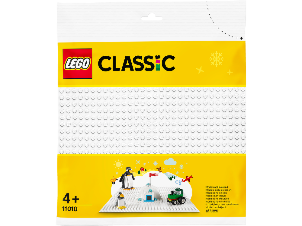 LEGO® Weiße Bauplatte 11010